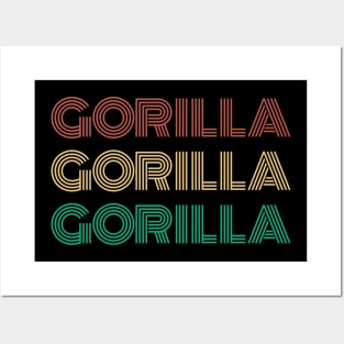 "Gorilla Gorilla Gorilla" Scientific Name, Western Lowland Gorilla Posters and Art